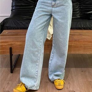 Stylish Light Blue Flare Jeans for Women